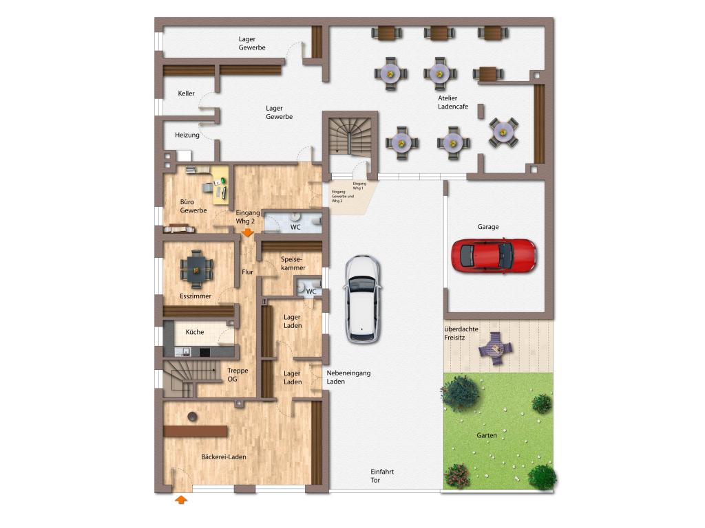 Vielseitige Nutzungsmöglichkeiten Einfamilienhaus: Vielseitige Nutzungsmöglichkeiten