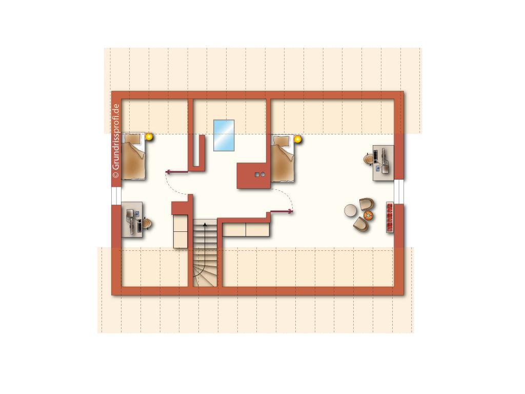 Einfamilienhaus: Grundriss DG